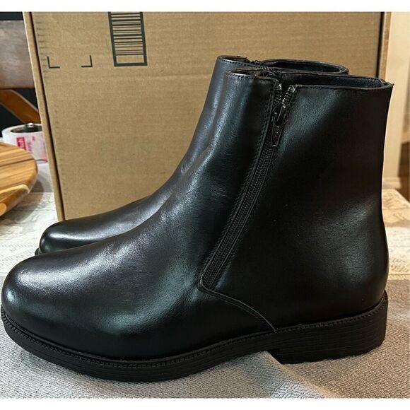 Propet Mens Troy Zippered Casual Boots Ankle - Picture 3 of 8